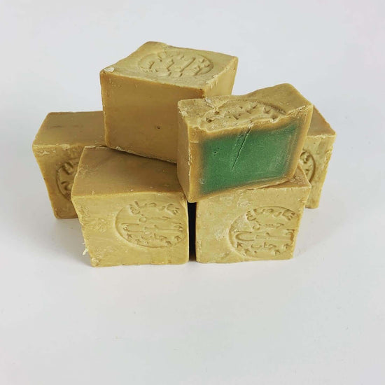 SECHS STÜCK Aleppo Seife Naturseife empfindliche Haut Haarseife ca. 190g Unverpackt