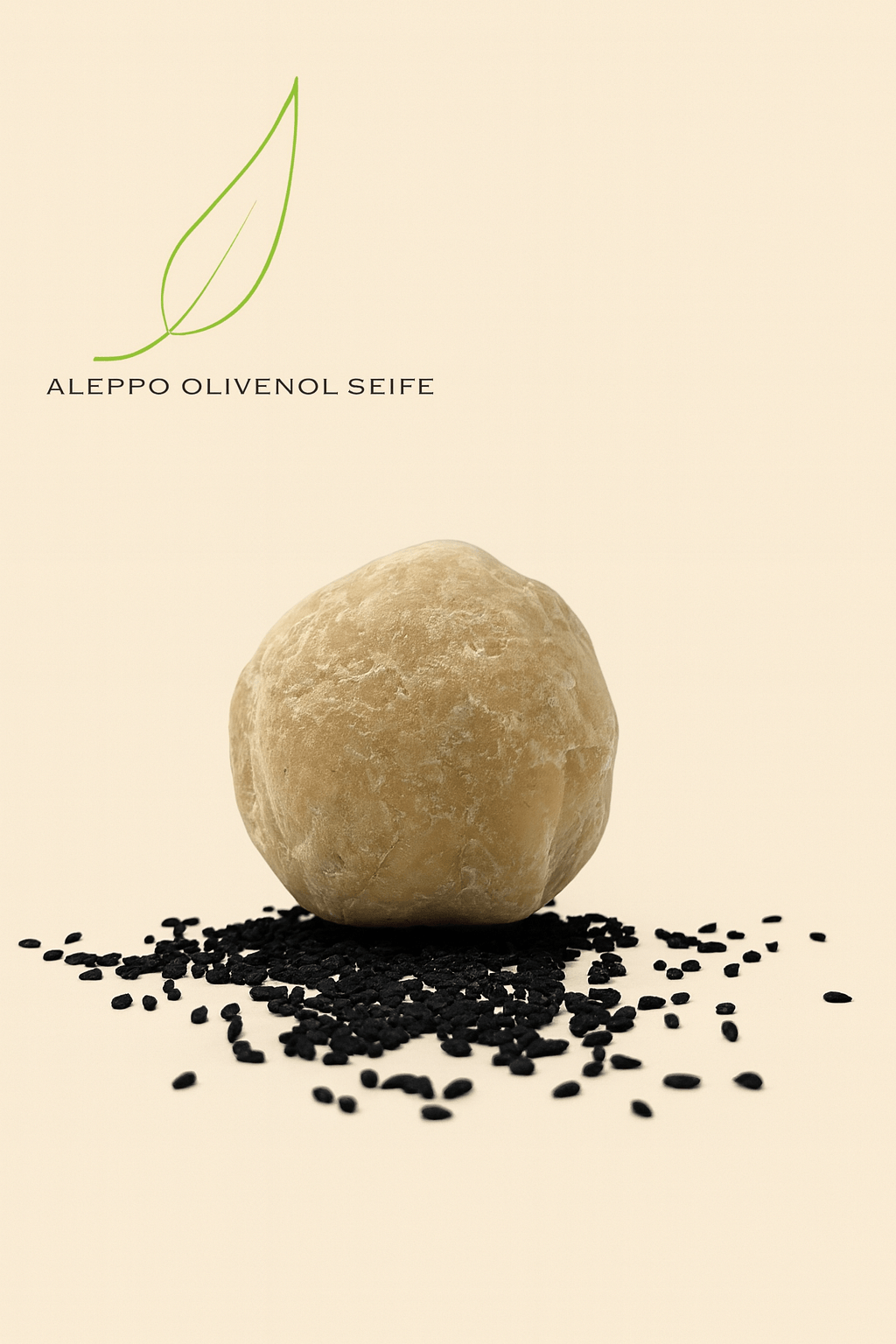 Schwarzkümmel-Seife ca. 120 Gr. – Handgemachte Seife mit Schwarzkümmelöl und schwarzen Samen.